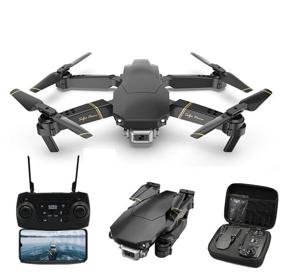 img 1 attached to Quadcopter global drone GD89, black