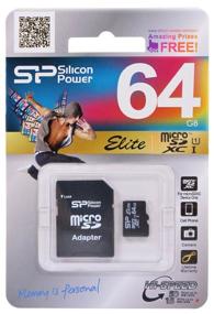 img 1 attached to Memory Card Silicon Power microSDXC 64 GB Class 10, UHS-I, R/W 85/15 MB/s, adapter to SD