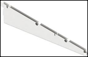 img 1 attached to Rack Titanium GS Set of 6 shelves GS-350 / GS-450, material: metal, WxDxH: 240x35x115.6 cm, White RAL 9016