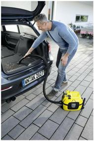 img 1 attached to Профессиональный пылесос KARCHER WD 1 Compact Battery, 230 Вт, желтый/черный