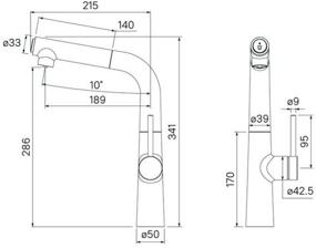 img 1 attached to Kitchen faucet (sink) IDDIS Pure PURSBFBi05 chrome/black