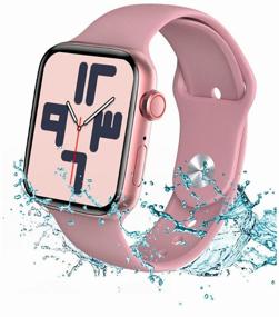 img 1 attached to SMART WATCH NEW HIGH QUALITY VERSION series 8 rose gold case watches