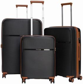 img 1 attached to Suitcase RP112-D Madeira Plus M *41 Retro Black