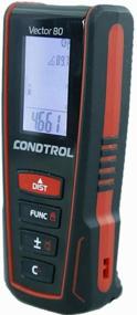 img 1 attached to Laser distance meter Condtrol Vector 80 80 m red/black