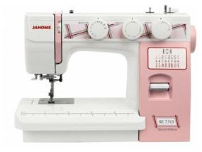 img 1 attached to Sewing machine Janome SE 7515, white/pink