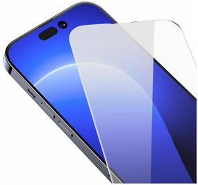 img 1 attached to Защитное стекло Baseus Crystal All-Tempered-Glass Screen Protector для iPhone 14 Pro (2шт) (SGBL100102)