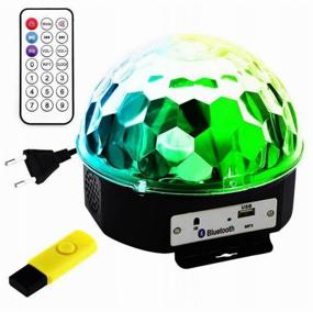 img 1 attached to Disco ball LED magic Ball Musical with bluetooth remote control and flash drive / Disco ball projector / Disco ball lamp light music