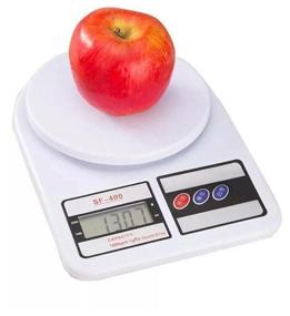 img 1 attached to 🍳 Accurate and Sleek Electronic Kitchen Scale SF-400: Perfect for Precise Cooking and Baking