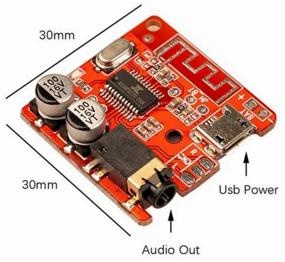 img 1 attached to 🎧 Enhanced Connectivity: MP3 Bluetooth Module (XY-BT-MINI HW-770)