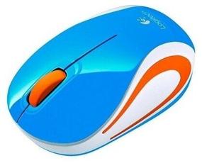 img 1 attached to Беспроводная компактная мышь Logitech Wireless Ultra Portable M187, синий