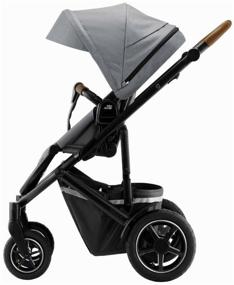 img 1 attached to 👶 Britax Roemer Smile 3 Universal Stroller, 2 in 1 Deluxe Edition (1 box), Frost Grey