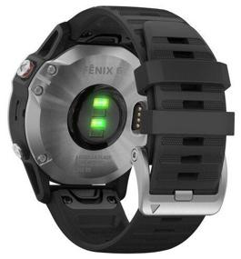 img 1 attached to Smart watch Garmin Fenix ​​6 NFC, silver/black