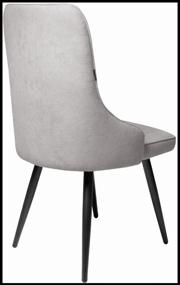 img 1 attached to Chair RIDBERG London, solid wood/metal/textile, textile, color: gray