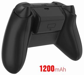img 1 attached to 🎮 Dobe TYX-0633 Black Xbox Controller Battery – Enhanced for Optimum Performance