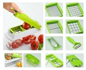 img 1 attached to Vegetable cutter with interchangeable nozzles Plus NicerDicer