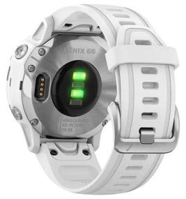 img 1 attached to White Garmin Fenix 6S NFC Smart Watch