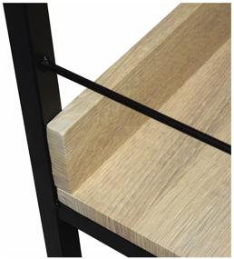 img 1 attached to Shelving unit Brabix Loft SH-003, 5 shelves, material: metal, WxDxH: 60x35x150 cm, natural oak