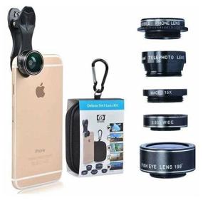 img 1 attached to Apexel 5-in-1 DG5H Smartphone Lens Kit