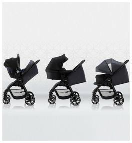 img 1 attached to Britax Roemer B-Agile R Stroller: Sleek and Stylish in Black Shadow/Black