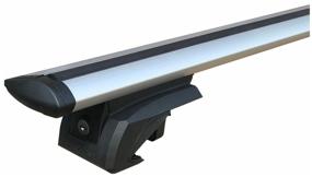 img 1 attached to Luggage rack Lux Elegant Travel 82 for roof rails 1.2m, for roof rails, aerodynamic, arc length 120 cm
