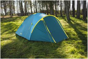 img 1 attached to Tent camping quadruple Bestway Activeridge 4 Tent 68091, turquoise