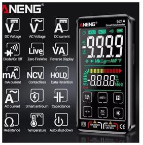 img 1 attached to Digital professional multimeter True RMS ANENG 621A PRO with NCV. 12 functions.
