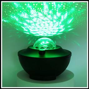 img 1 attached to Ночник-проектор Baziator Starry Projector Light Galaxy Night, 6 Вт, цвет арматуры: черный, цвет плафона: бесцветный