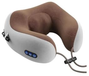 img 1 attached to U-Shaped массажная подушка Massage pillow 26x24x10 см, бежевый
