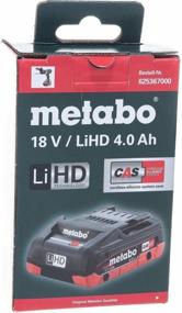 img 1 attached to Battery Metabo 625367000 Li-Ion 18 V 4 Ah box