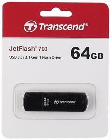 img 1 attached to USB Transcend JetFlash 700 64 GB, black