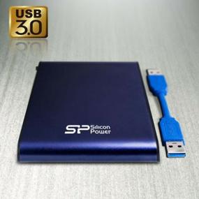 img 1 attached to 1 TB External HDD Silicon Power Armor A80, USB 3.2 Gen 1, blue