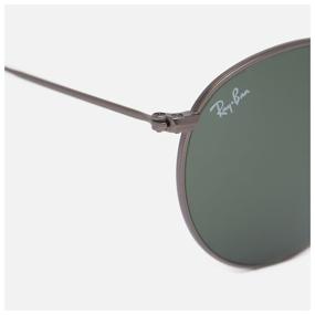 img 1 attached to Ray-Ban Round Metal Sunglasses silver, Size 50mm