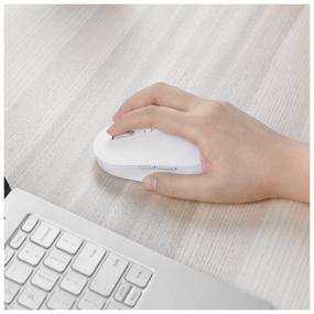 img 1 attached to Wireless compact mouse Xiaomi Mi Dual Mode Wireless Mouse Silent Edition, white