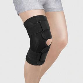 img 1 attached to Ttoman Knee brace KS-050, size 4XL, black