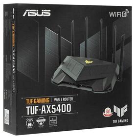 img 1 attached to 🔥 Powerful Black ASUS TUF Gaming AX5400 WiFi Router: Unleash Seamless Gaming