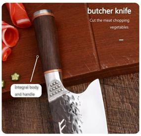 img 1 attached to JD-Tec HK-1024D Bee Knife With Cover Traditional Kitchen Cutting Meat, Fish, Vegetables