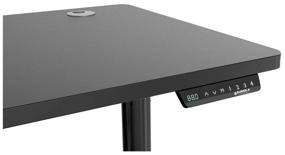 img 1 attached to Eureka Ergonomic computer table ERK-EHD-4801-B, WxDxH: 120x70x125 cm, color: black
