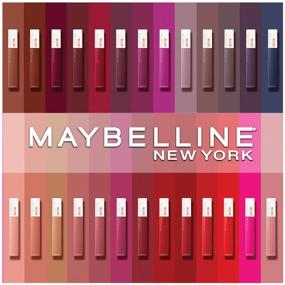 img 1 attached to Maybelline New York Super Stay Matte Ink жидкая помада для губ суперстойкая матовая, оттенок 140, Soloist