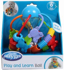 img 1 attached to Прорезыватель-погремушка Playgro Play and Learn Ball разноцветный