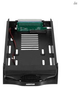 img 1 attached to Mobile rack for HDD AGESTAR SR3P-SW-2F black