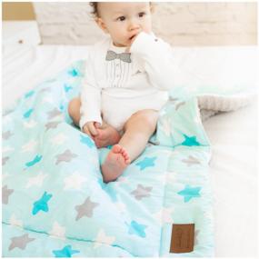 img 1 attached to 🌟 Plaid Amarobaby - Grow Together | 85x95 cm Sky Stars Design