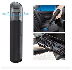 img 1 attached to Blower and Vacuum Cleaner Cordless 2in1 Rechargeable 15KPa Reusable Compressed Air Car Cleaning, Laptop PC