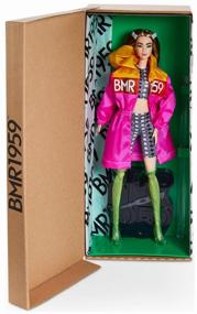 img 1 attached to Barbie doll BMR1959 in a pink coat, GNC47