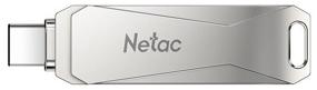 img 1 attached to Flash drive Netac U782С 128 GB Light Silver