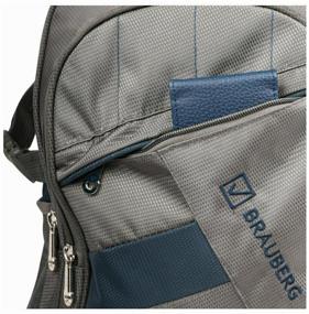 img 1 attached to City backpack BRAUBERG MainStream 2, grey-blue