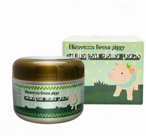 img 1 attached to Elizavecca Высококонцентрированная желейная лифтинг маска с коллагеном Green Piggy Collagen Jella Pack, 100 г