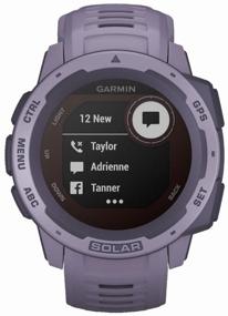 img 1 attached to 🌸 45mm Orchid Garmin Instinct Solar Smart Watch