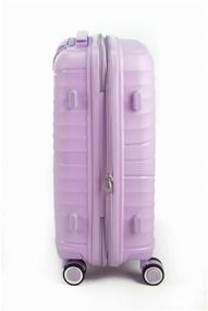 img 1 attached to Sweetbags medium suitcase made of polypropylene with extension on 4 wheels with TSA lock (shell)