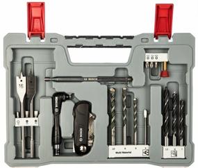 img 1 attached to BOSCH Premium X-Line 76 tool kit (2608P00234), 76 pcs, gray