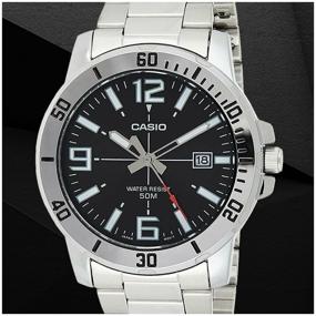 img 1 attached to Wrist watch CASIO MTP-VD01D-1B quartz, waterproof, backlit hands